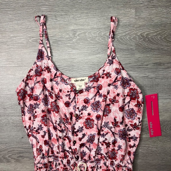 ShoSho Long / Maxi Dress - Floral Pattern (Pink / Purple) - Size Small - Picture 4 of 12